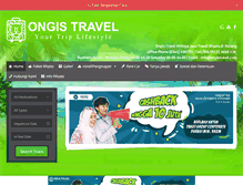 Tablet Screenshot of ongistravel.com